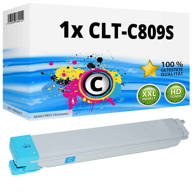 Kompatibel zu Samsung CLT-C809S/ELS / C809 Tonerkartusche, cyan
