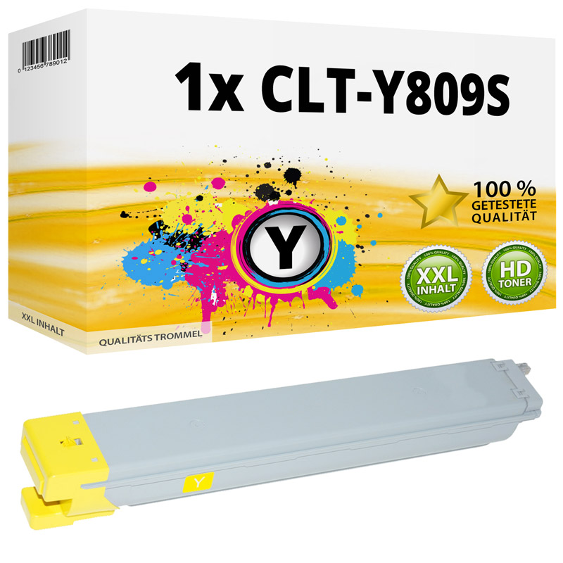 Kompatibel zu Samsung CLT-Y809S/ELS / Y809 Tonerkartusche, gelb