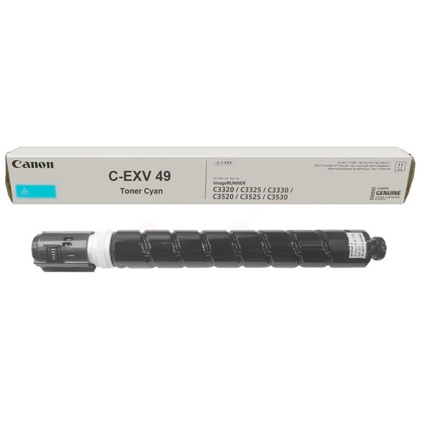 Original Canon 8525B002 / CEXV49 Toner cyan