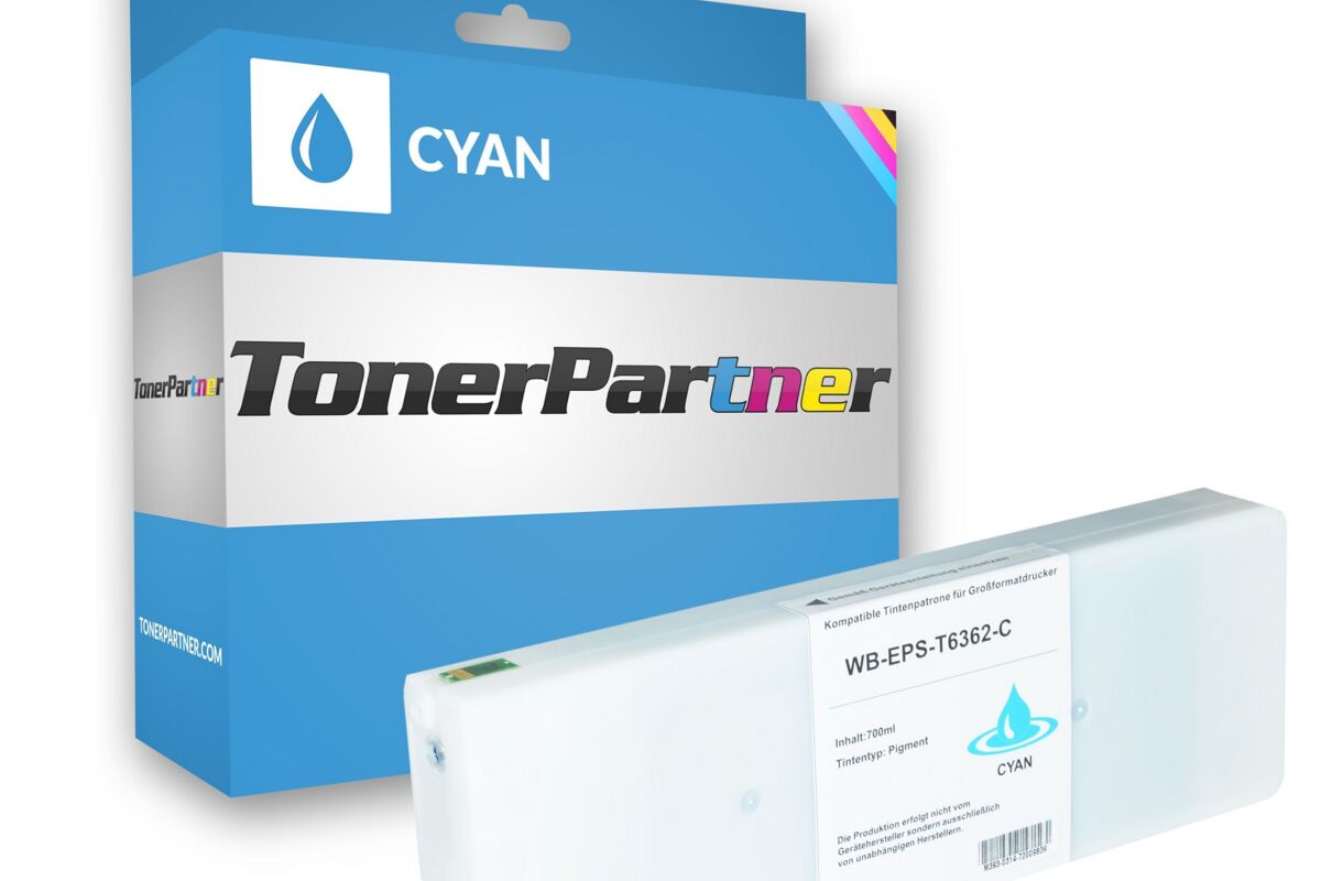 Kompatibel zu Epson C13T636200 / T6362 Tintenpatrone, cyan