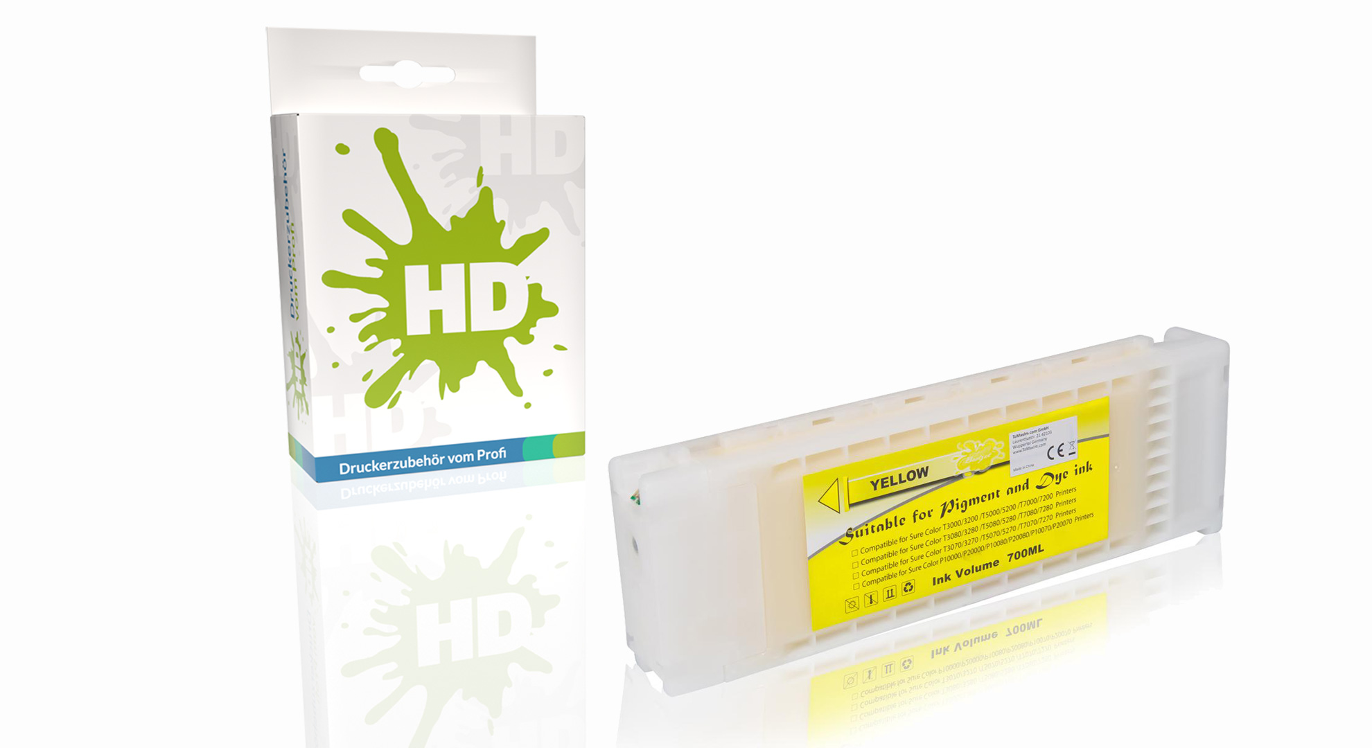 Kompatibel zu Epson C13T694400 / T6944 Tintenpatrone, gelb