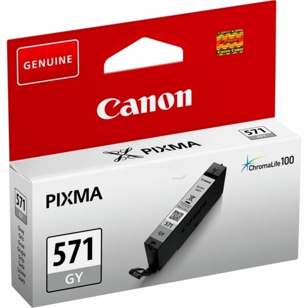 Original Canon CLI571GY (0389C001) Tintenpatrone grau
