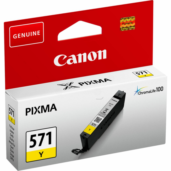 Original Canon 0388C001 / CLI571Y Tintenpatrone gelb