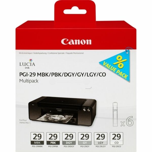 Original Canon PGI29 (4868B018) Tintenpatrone Multipack