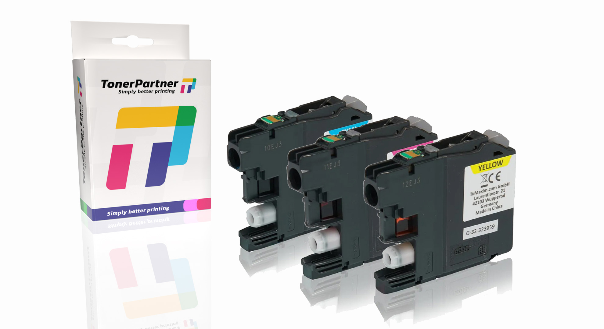 Multipack kompatibel zu Brother LC-125 XL RBWBP enthält 3x Tintenpatrone