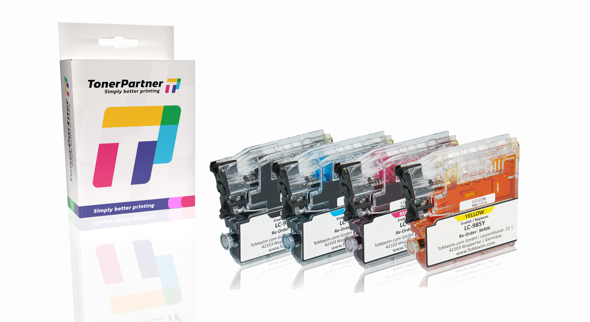 Multipack kompatibel zu Brother LC-985 VAL BP XXL enthält 4x Tintenpatrone