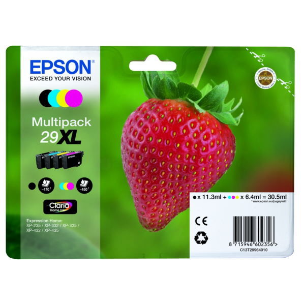 Original Epson C13T29964022 / 29XL Tintenpatrone Multipack