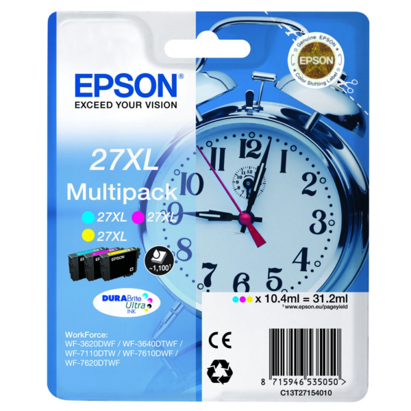 Original Epson C13T27154012 / 27XL Tintenpatrone Multipack
