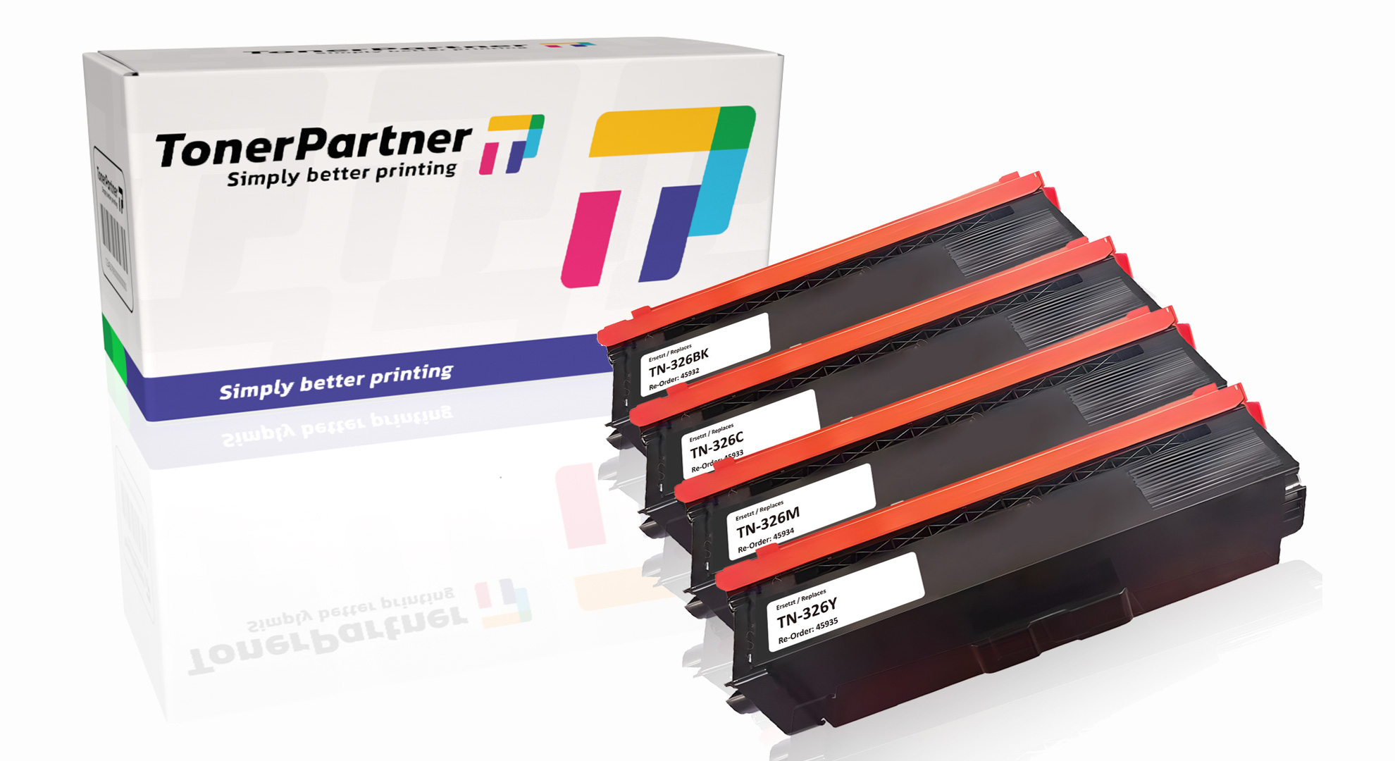 Multipack kompatibel zu Brother TN-326 enthält 4x Tonerkartusche