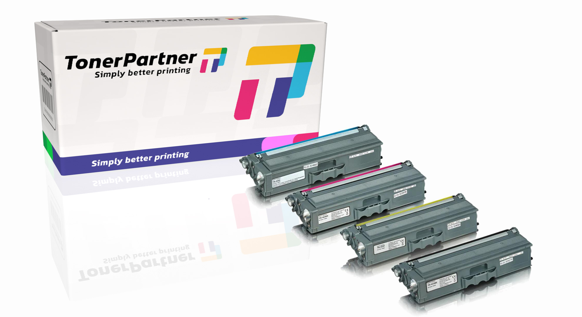 Multipack kompatibel zu Brother TN-423 enthält 4x Tonerkartusche