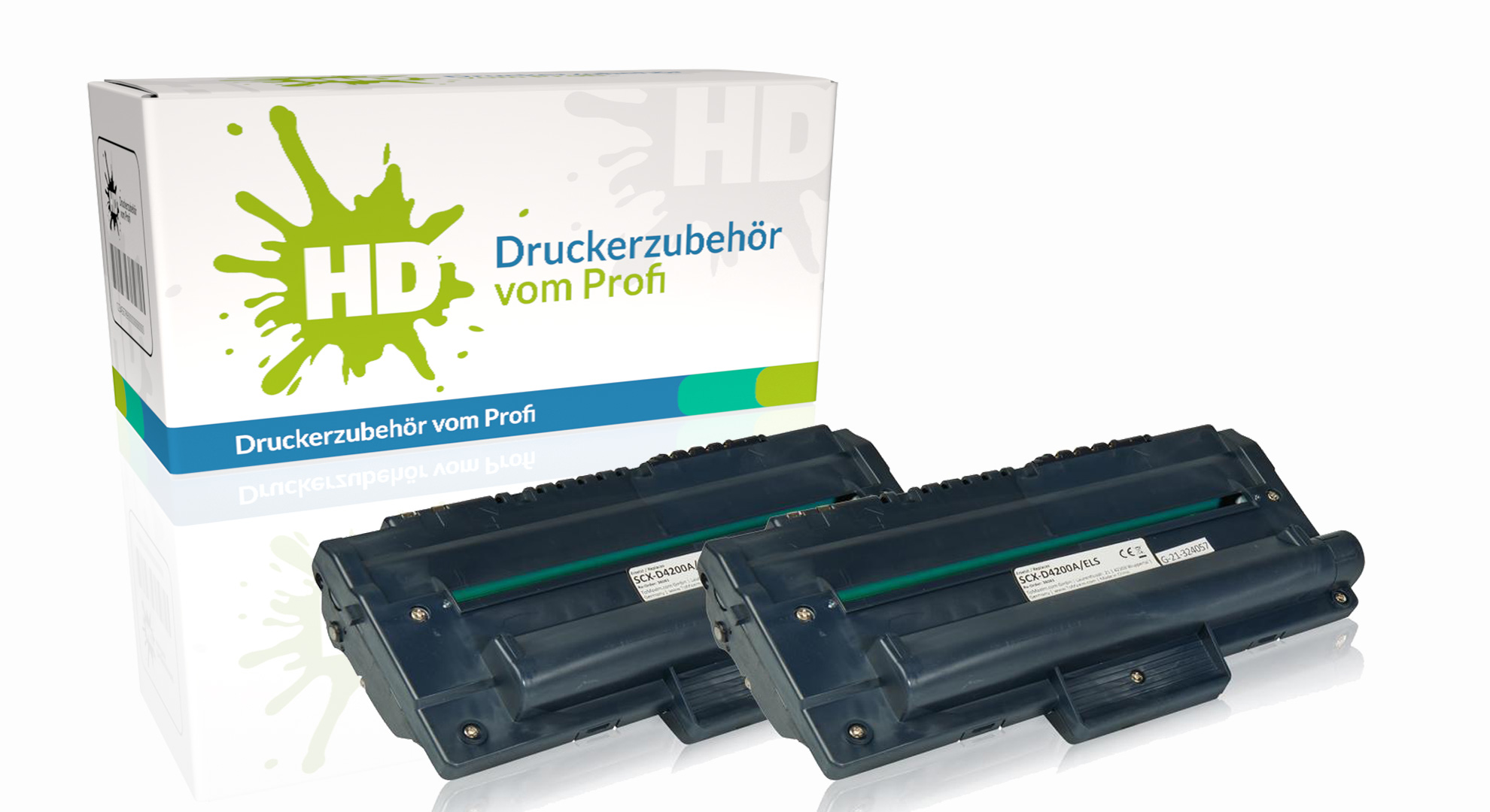 Sparset kompatibel zu Samsung SCX-D 4200 A/ELS enthält 2x Tonerkartusche