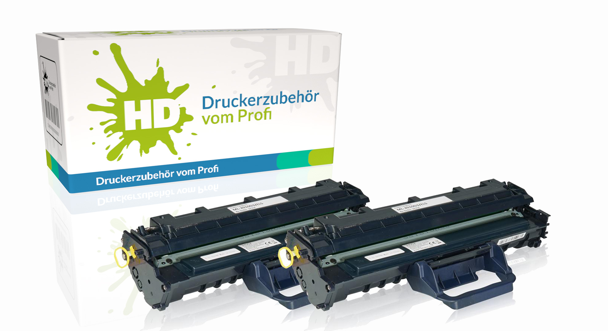 Sparset kompatibel zu Samsung ML-2010 D3/ELS enthält 2x Tonerkartusche