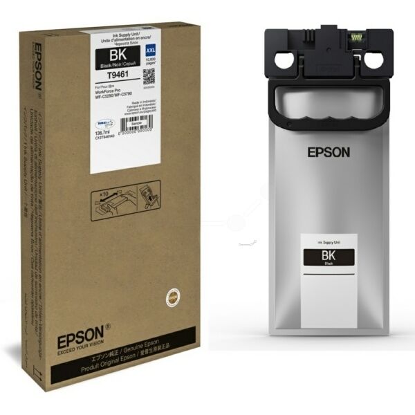 Original Epson T9461 (C13T946140) Tintenpatrone schwarz