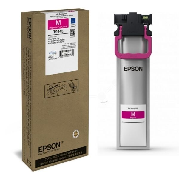 Original Epson T9443 (C13T944340) Tintenpatrone magenta
