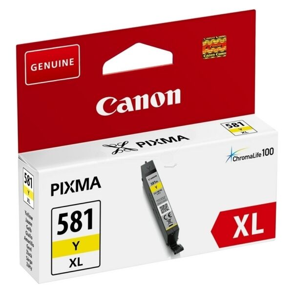 Original Canon CLI581YXL (2051C001) Tintenpatrone gelb