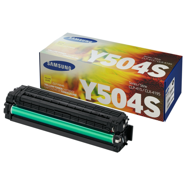 Original Samsung / HP SU502A / CLTY504S Toner gelb