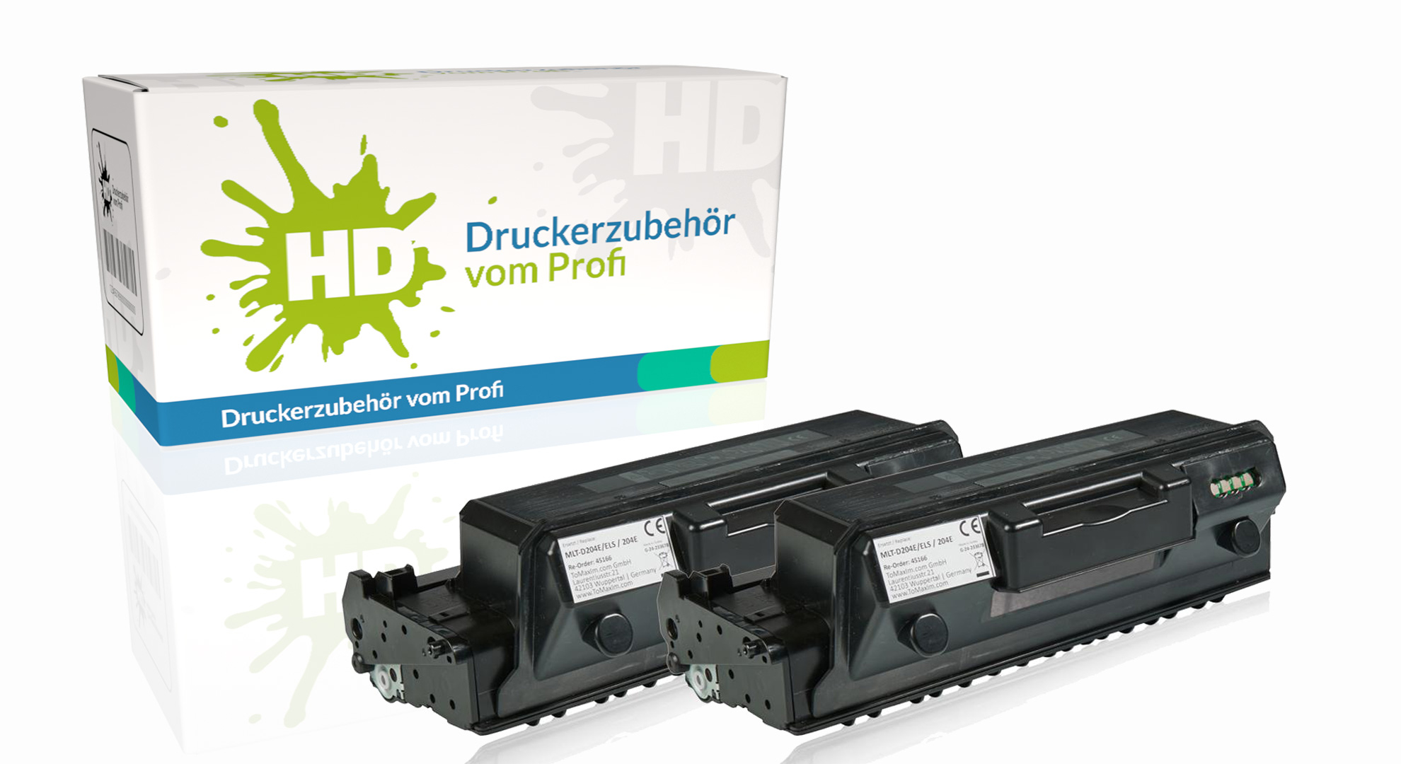 Sparset kompatibel zu Samsung / HP MLT-D 204E/ELS / 204E enthält 2x Tonerkartusche