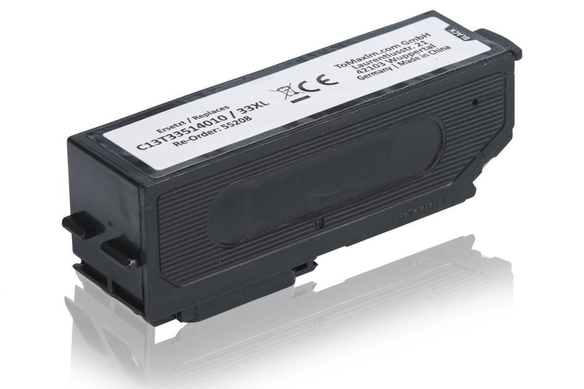 Kompatibel zu Epson C13T33514010 / 33XL Tintenpatrone, schwarz