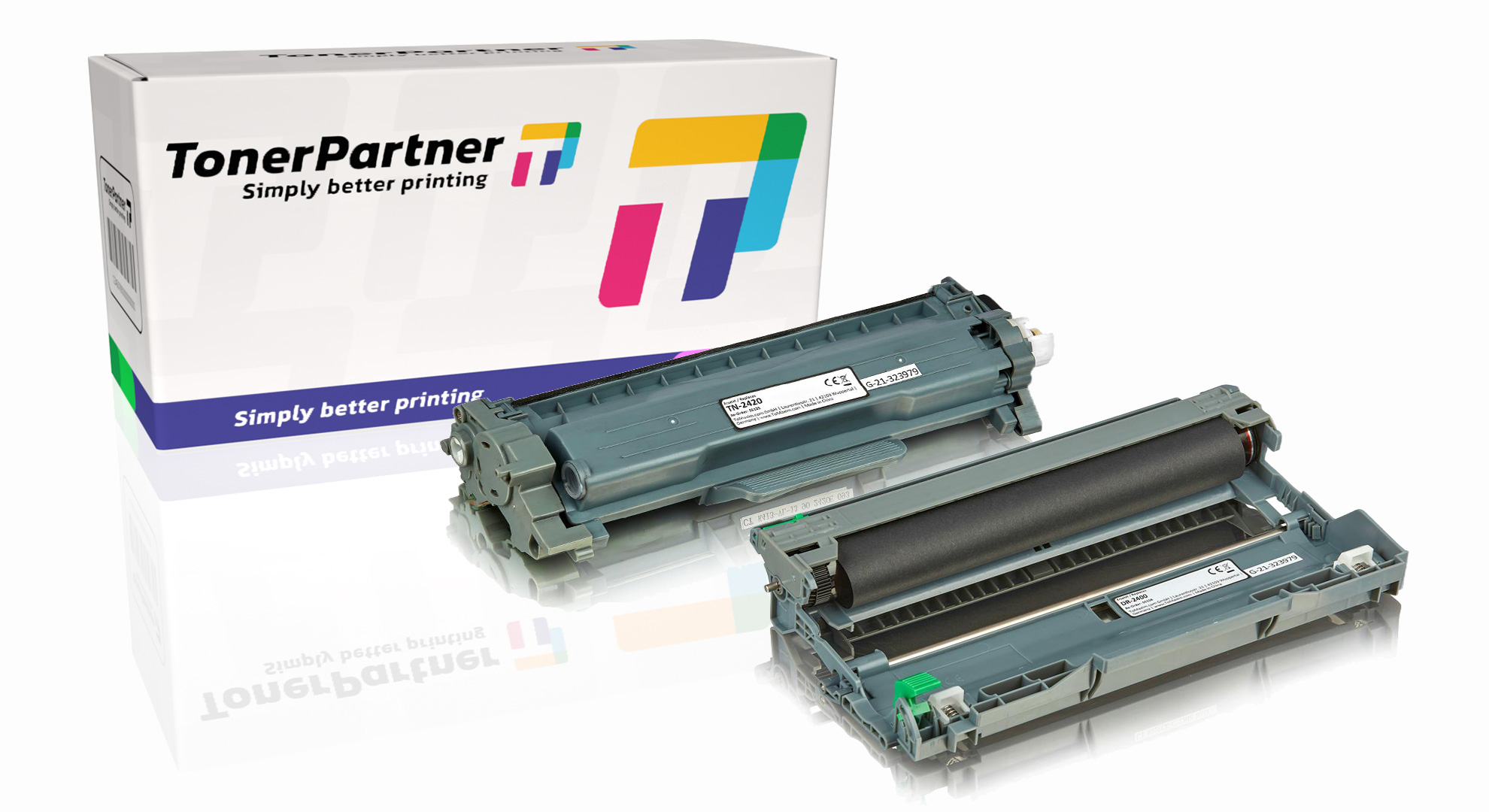 Sparset ersetzt Brother TN-2420 enthält 1x Bildtrommel / 1x Tonerkartusche