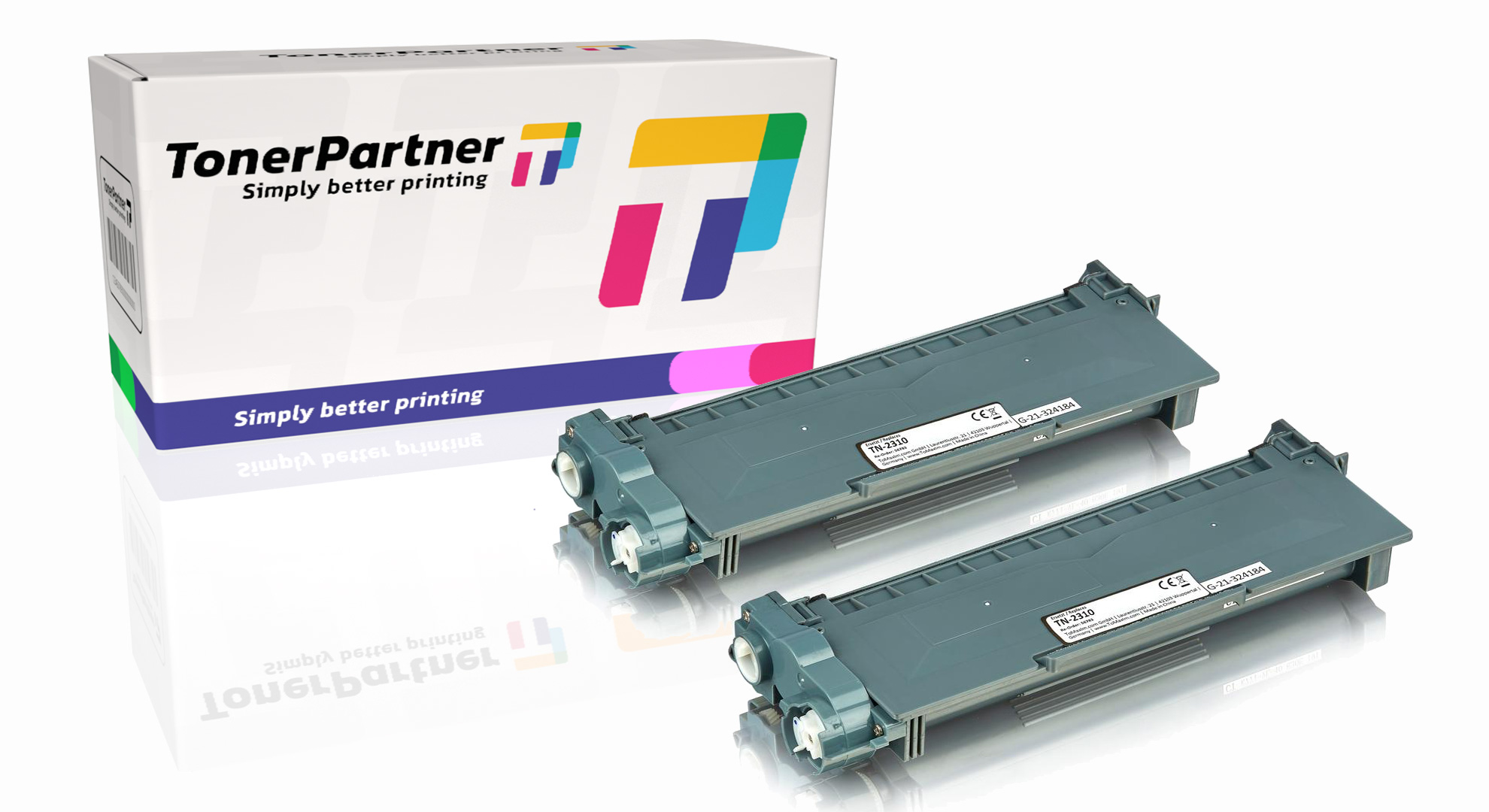 Sparset kompatibel zu Brother TN-2320 XL enthält 2x Tonerkartusche