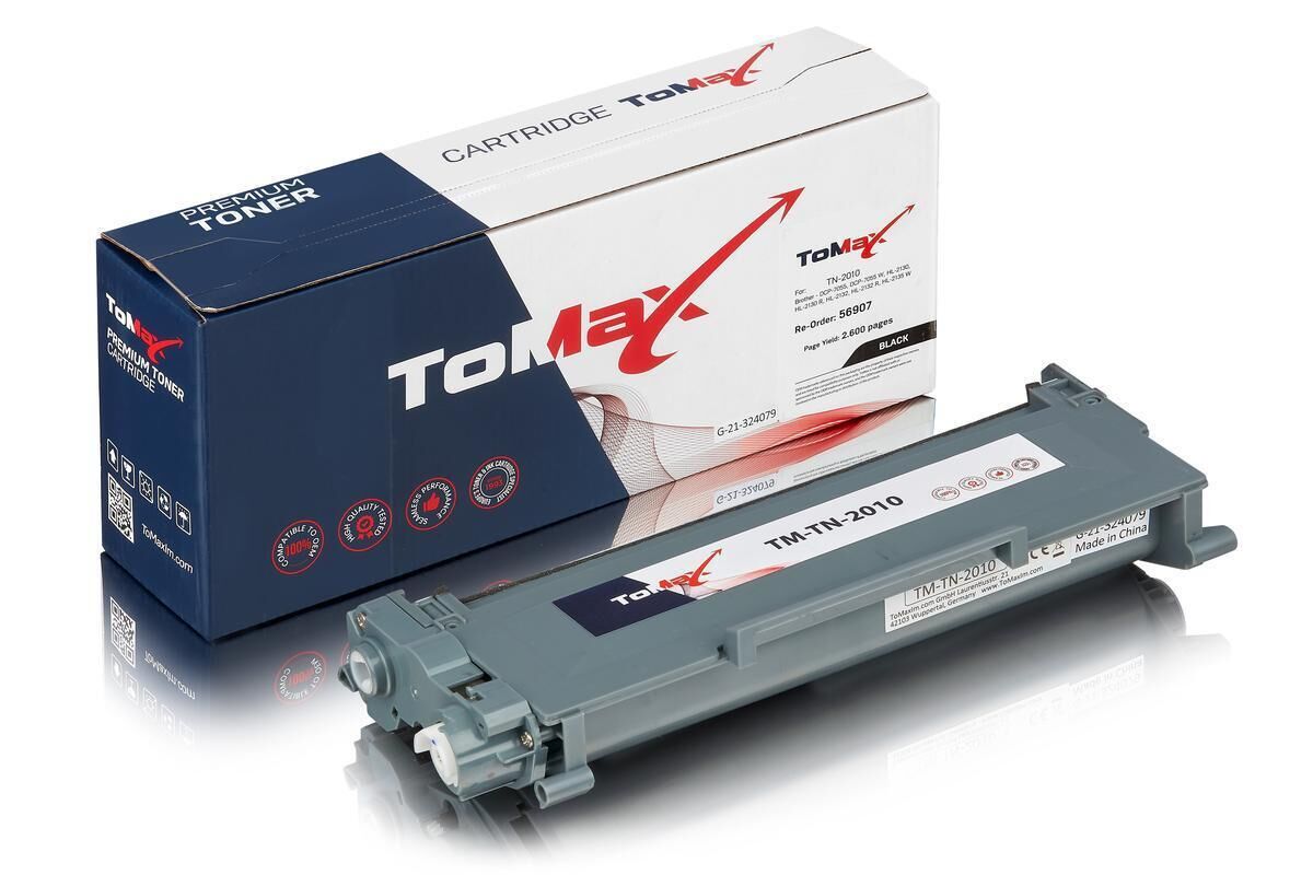 ToMax Premium ersetzt Brother TN-2010 XL Tonerkartusche, schwarz