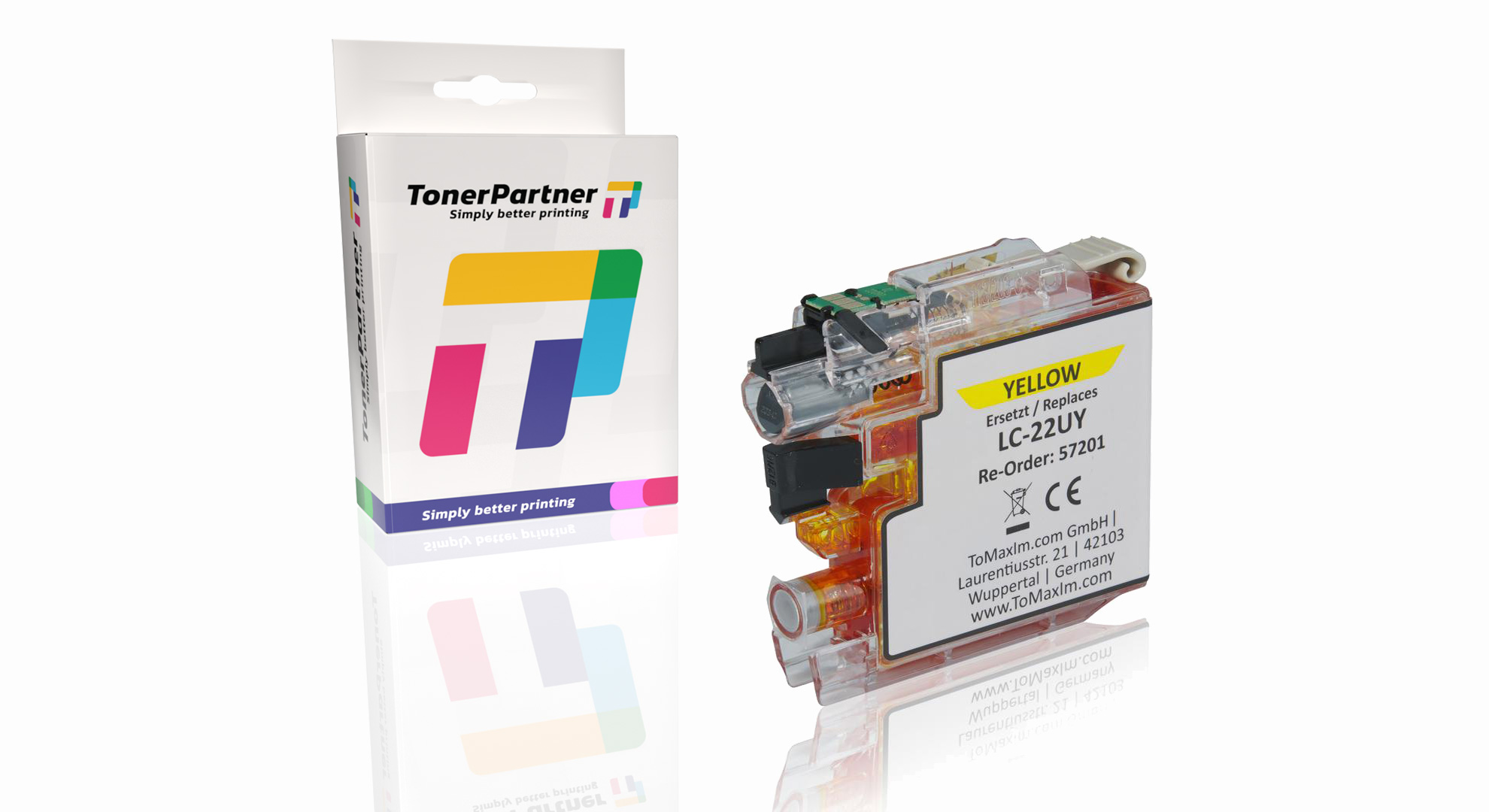 Kompatibel zu Brother LC-22UY Tintenpatrone, gelb