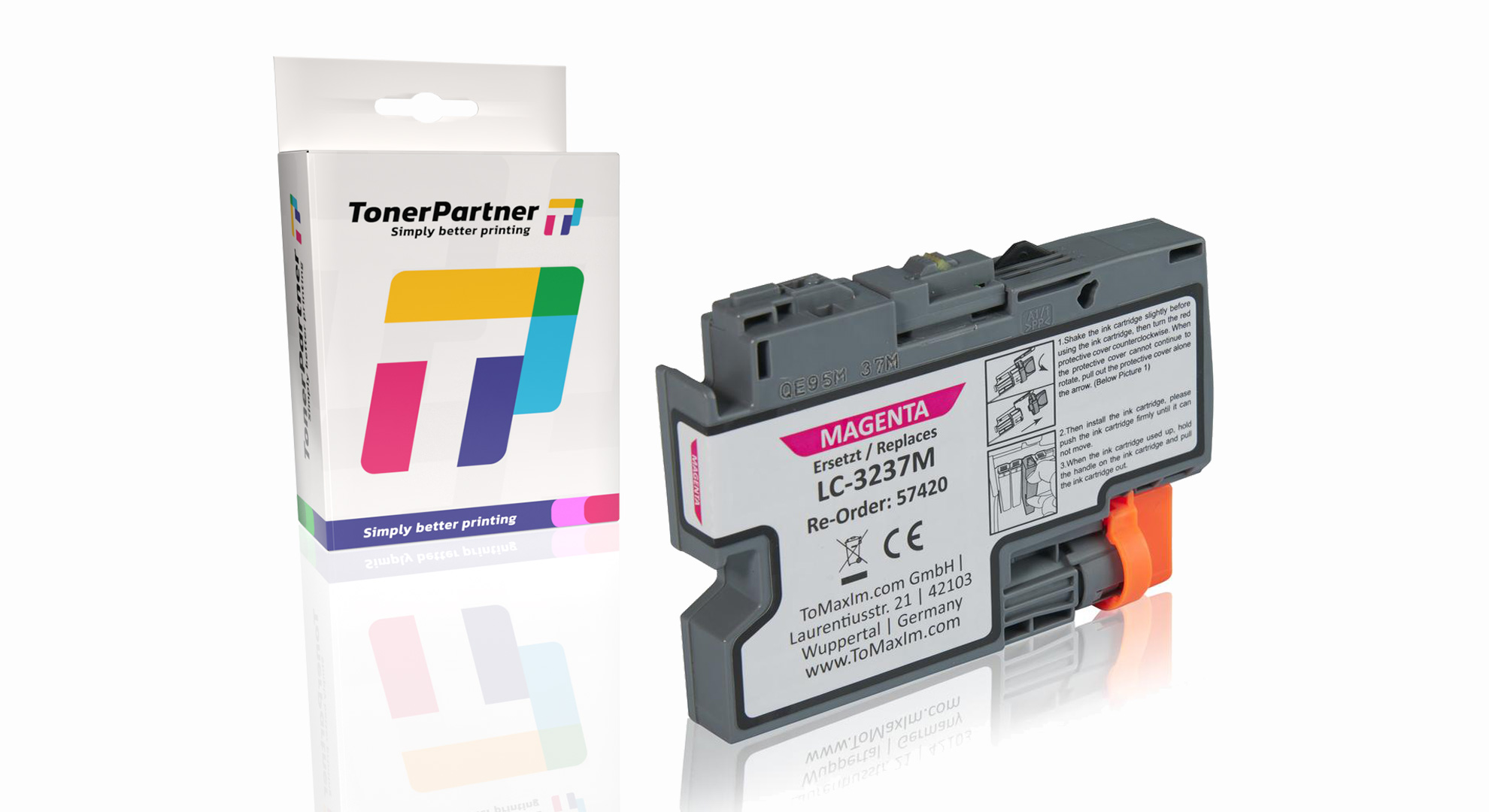 Kompatibel zu Brother LC-3237M Tintenpatrone, magenta