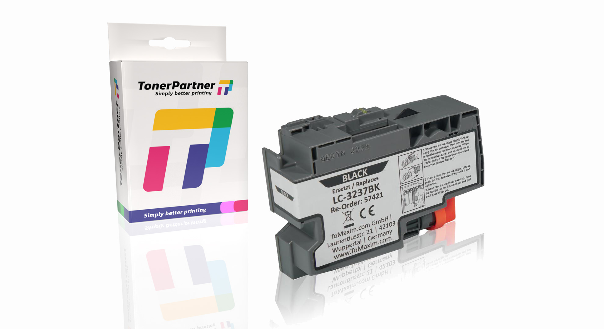 Kompatibel zu Brother LC-3237BK Tintenpatrone, schwarz