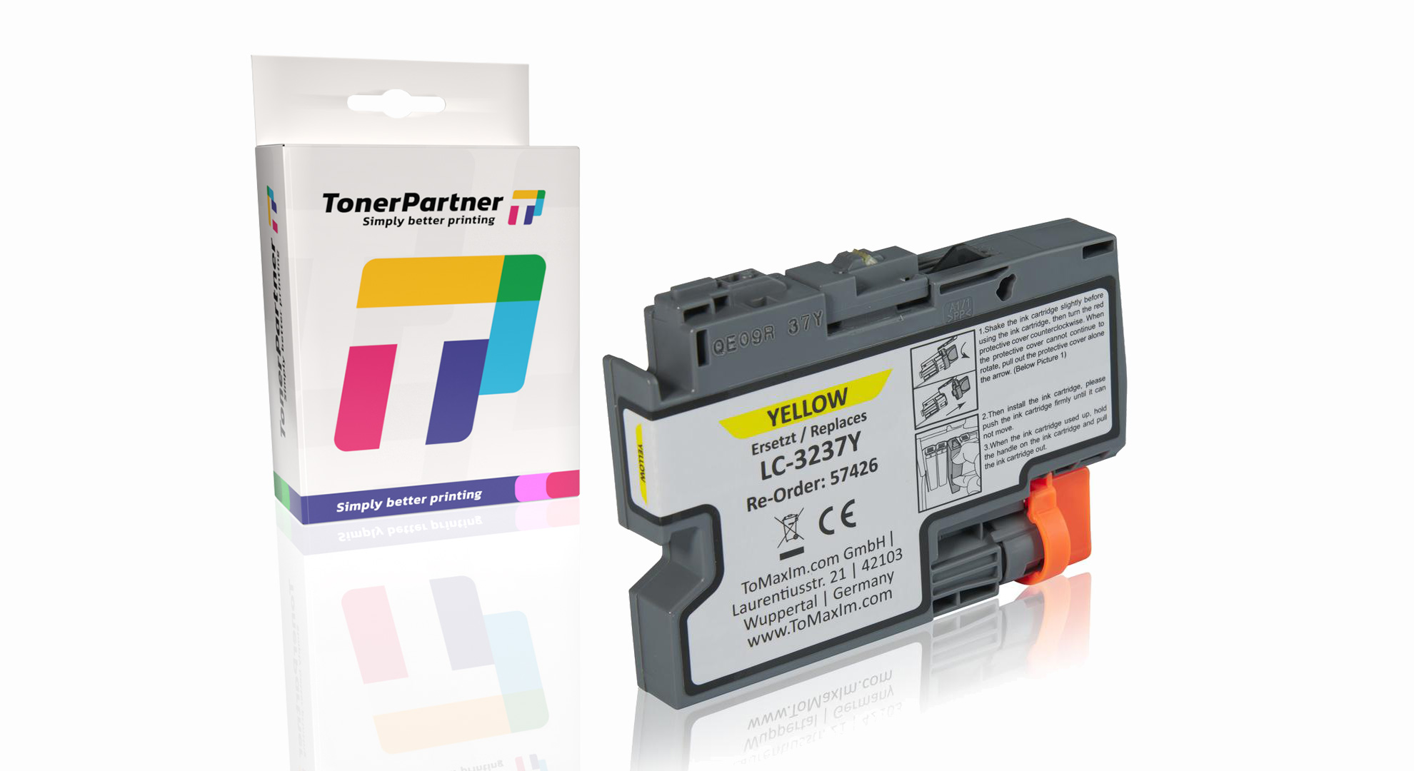 Kompatibel zu Brother LC-3237Y Tintenpatrone, gelb
