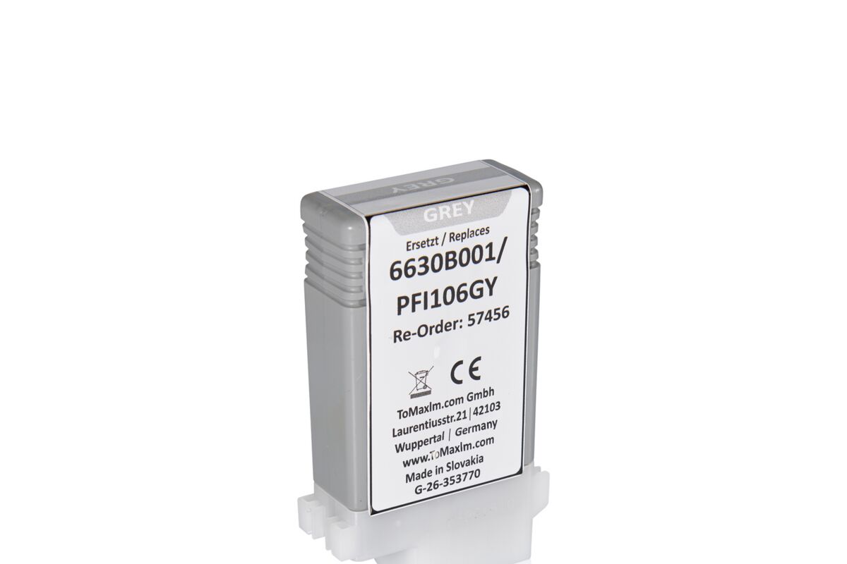 Kompatibel zu Canon 6630B001 / PFI-106GY Tintenpatrone, grau