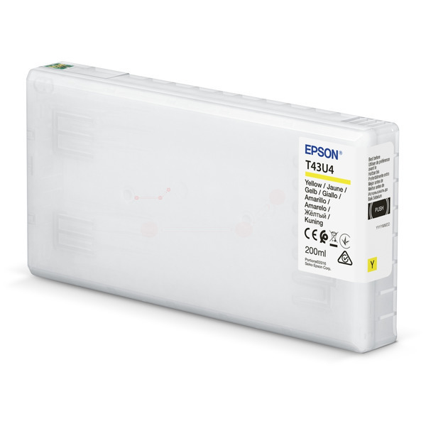 Original Epson C13T43U440 / T43U4 Tintenpatrone gelb