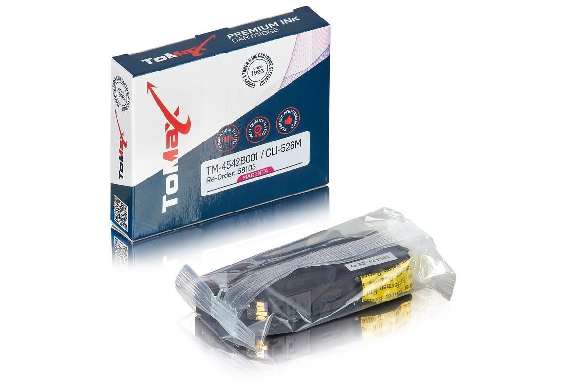 ToMax Premium ersetzt Canon 4542B001 / CLI-526M Tintenpatrone, magenta