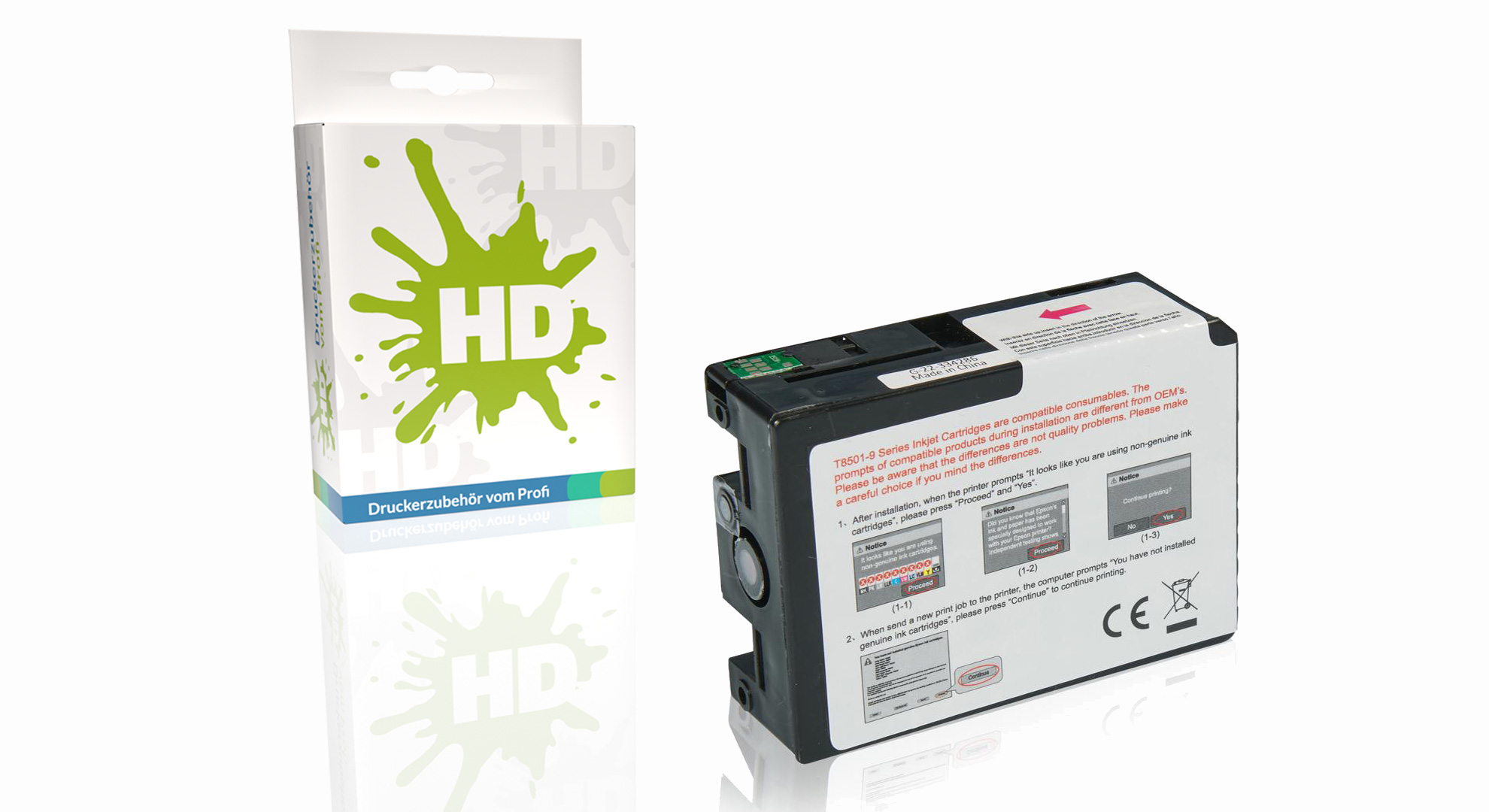 Kompatibel zu Epson C13T850300 / T8503 Tintenpatrone, magenta