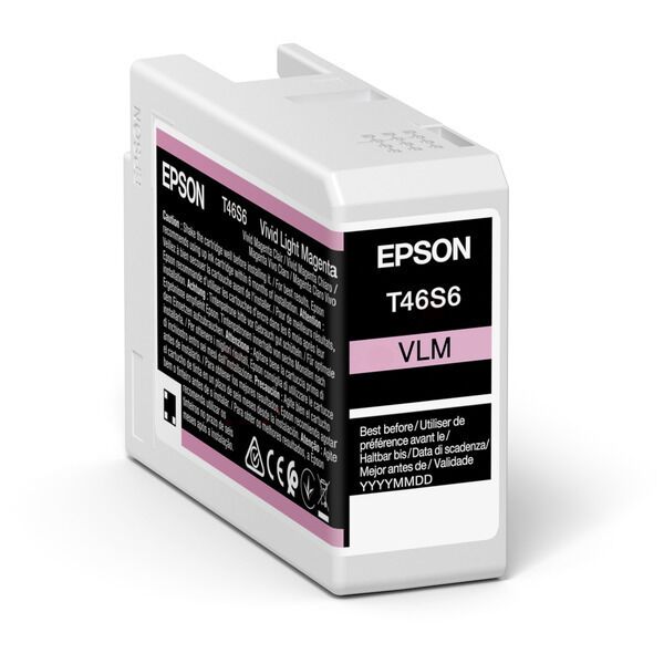 Original Epson T46S6 (C13T46S600) Tintenpatrone magenta hell