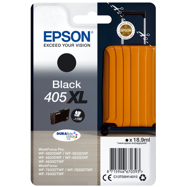 Original Epson C13T05H14010 / 405XL Tintenpatrone schwarz
