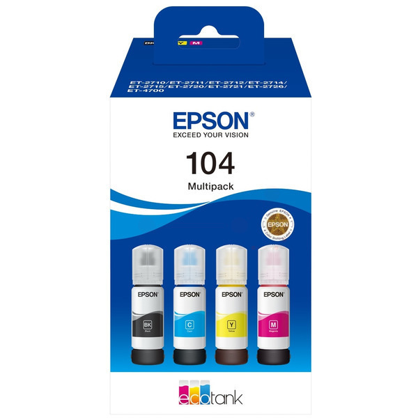 Original Epson C13T00P640 / 104 Tintenpatrone Multipack