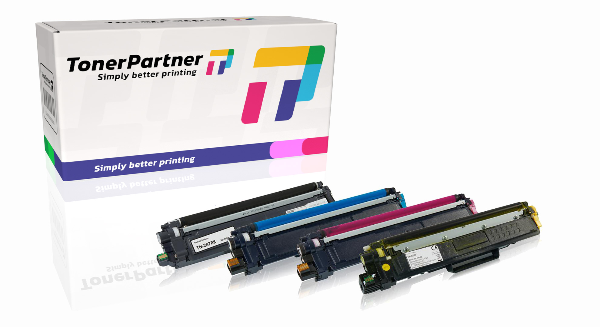 Multipack kompatibel zu Brother TN-247CMYK enthält 4x Tonerkartusche