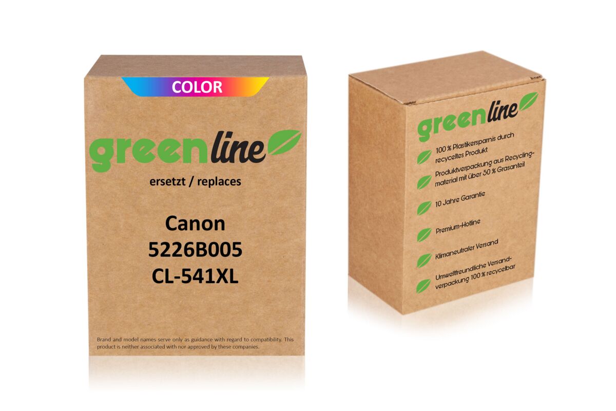 greenline ersetzt Canon 5226B005 / CL-541 XL Druckkopfpatrone, color