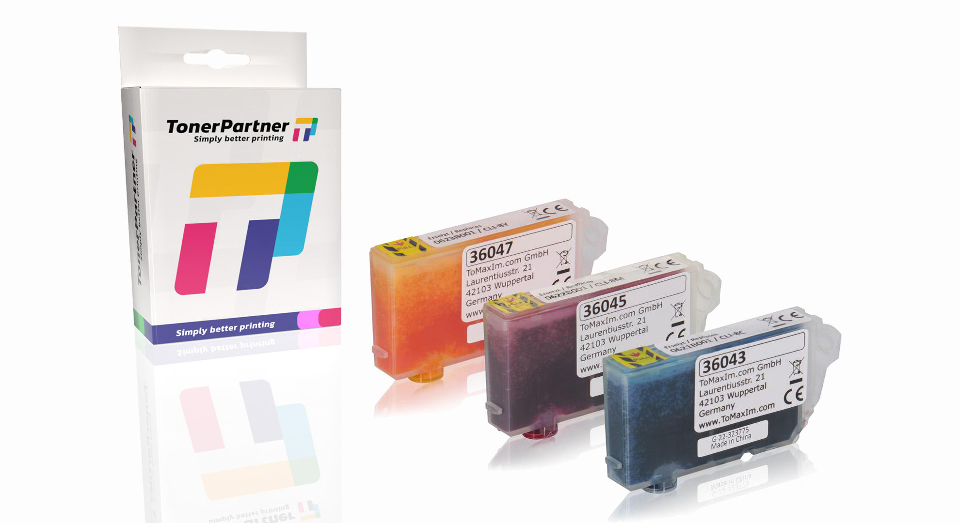 Multipack kompatibel zu Canon CLI-8 GP 501 (0621B015) enthält 3x Tintenpatrone