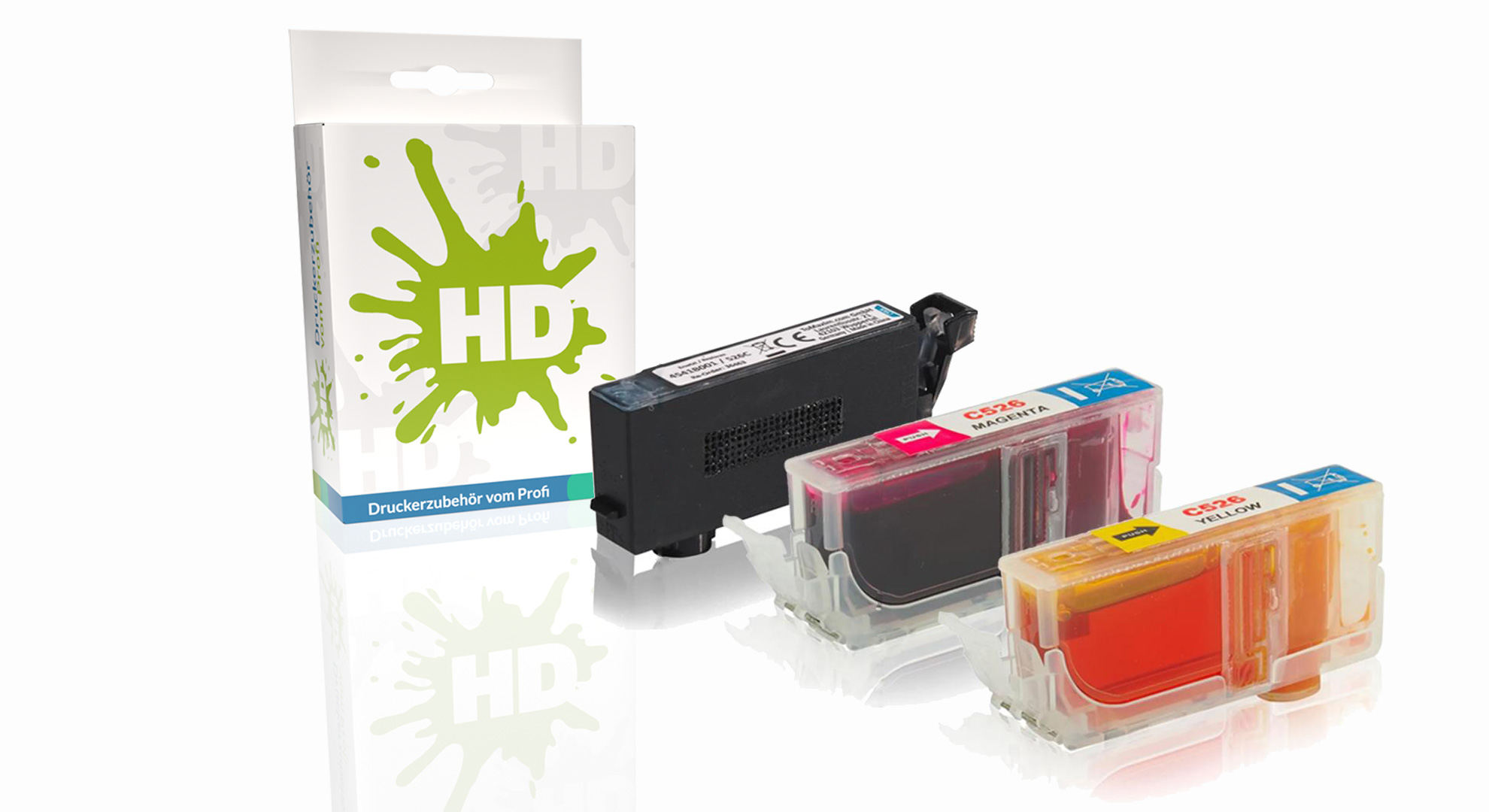 Multipack kompatibel zu Canon 4541B009 / CLI-526 enthält 3x Tintenpatrone