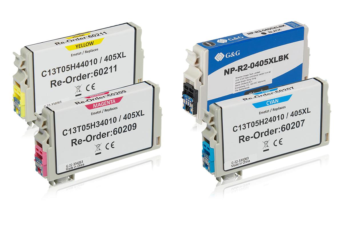 Kompatibel zu Epson C13T05H64010 / 405 XL Tintenpatrone, multipack