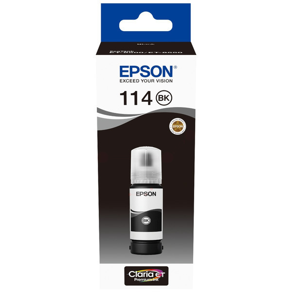 Original Epson C13T07A140 / 114 Tintenflasche schwarz pigmentiert