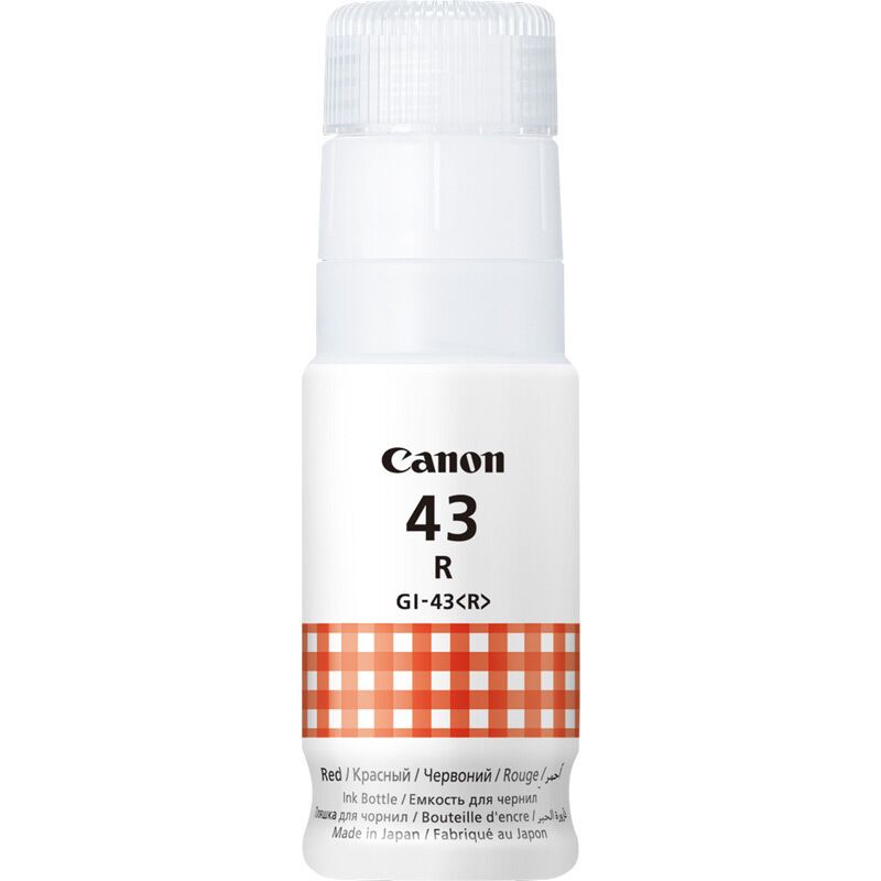 Original Canon GI43R (4716C001) Tintenflasche rot