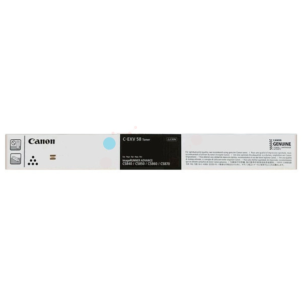 Original Canon CEXV58LC (3767C002) Toner cyan