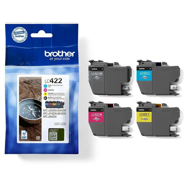 Original Brother LC422VAL Tintenpatrone Multipack