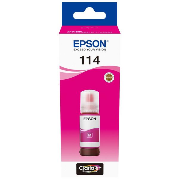 Original Epson 114 (C13T07B340) Tintenflasche magenta