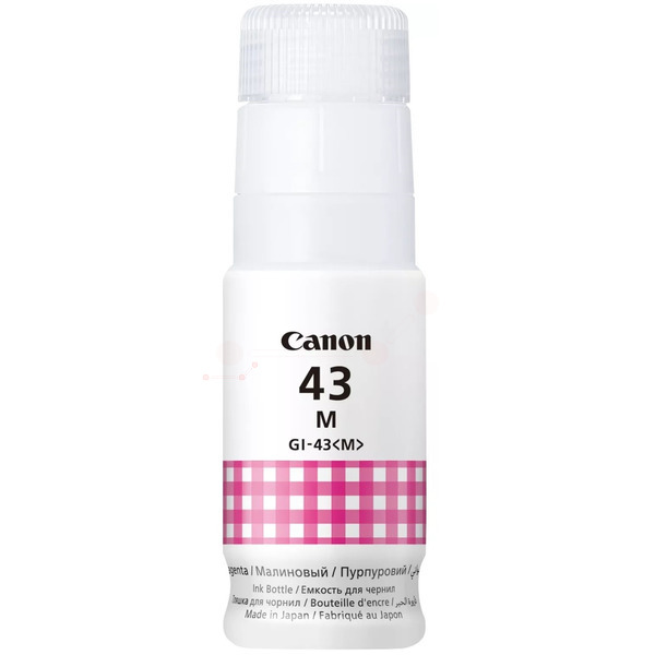 Original Canon 4680C001 / GI43M Tintenflasche magenta