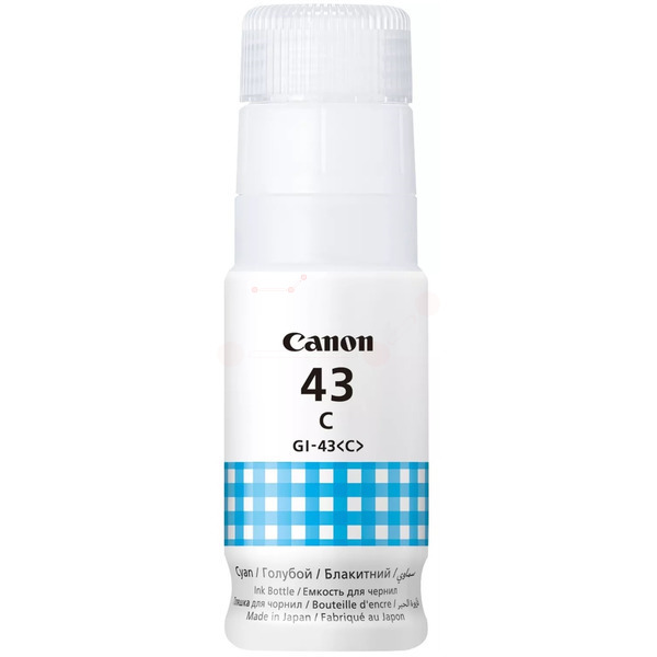 Original Canon 4672C001 / GI43C Tintenflasche cyan