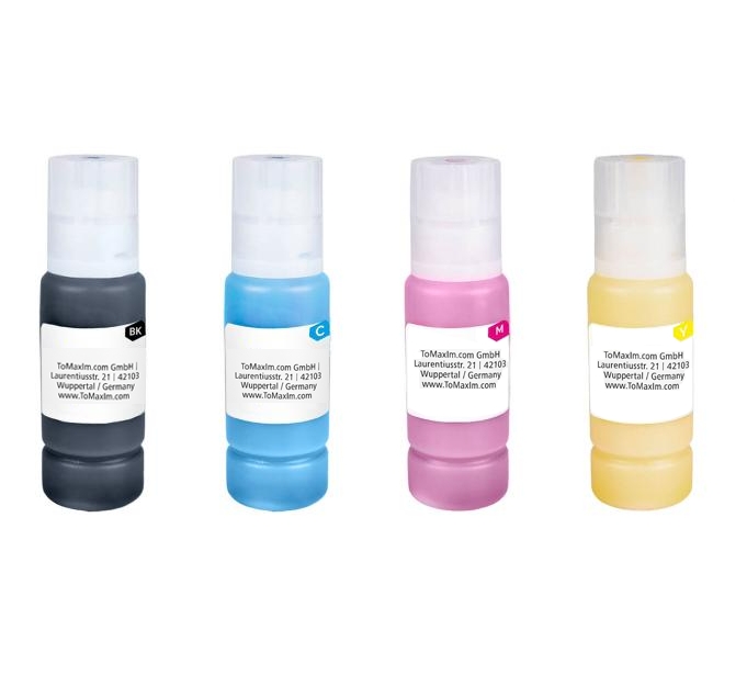 Multipack kompatibel zu Canon 0663C001 / GI490 enthält 4x Tintenflasche