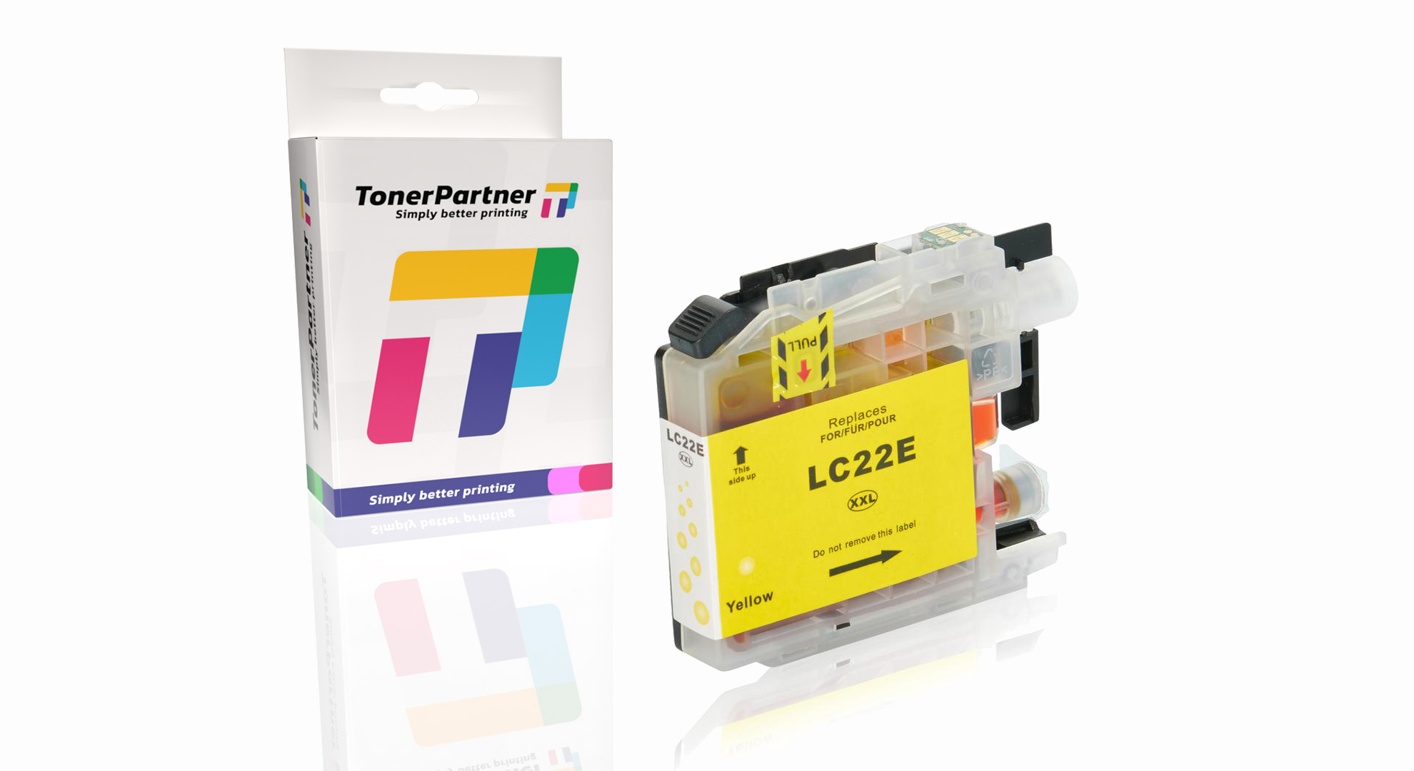 Kompatibel zu Brother LC-22EY Tintenpatrone gelb